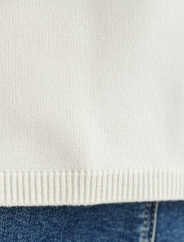 VILATTE Джемпер 587422 D39.301 натуральный белый