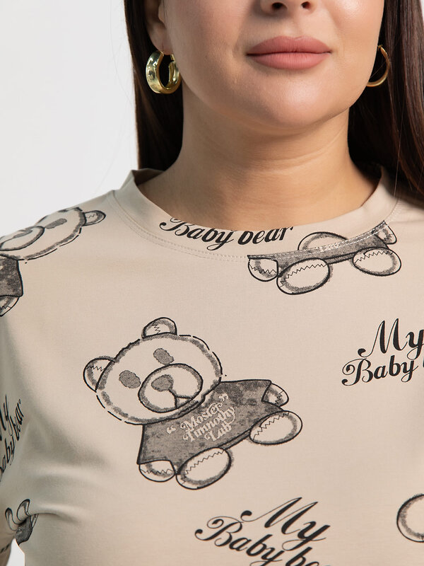 LT Collection Футболка 587436 Б15372-20М бежевый