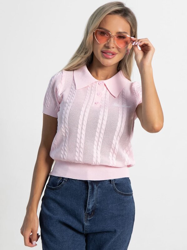 LT Collection Поло 587439 Б15376-7М розовый