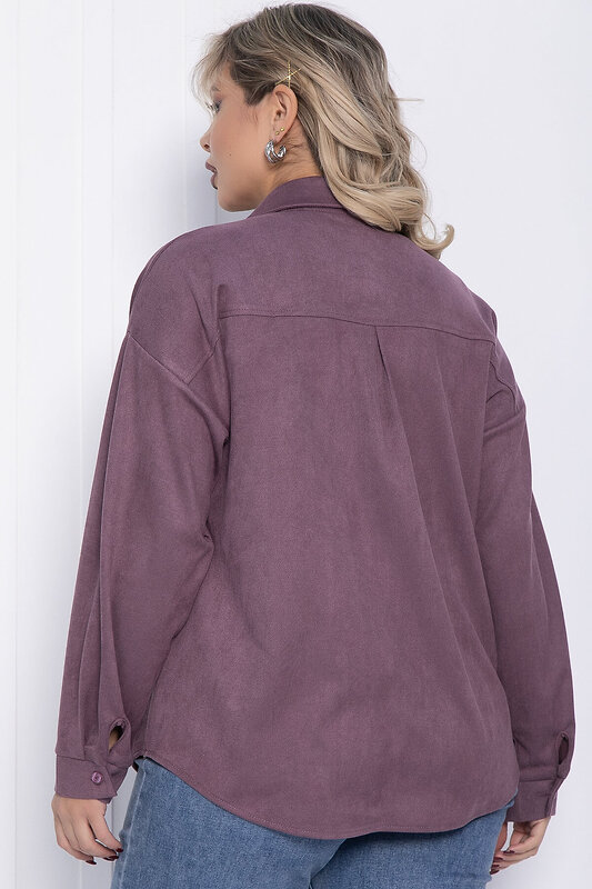 LT Collection Рубашка 587443 Б15440-18М сливовый