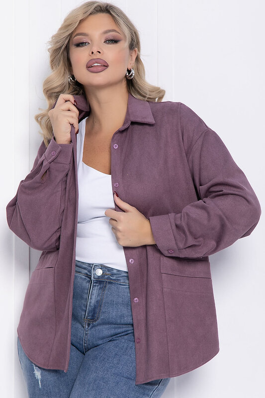 LT Collection Рубашка 587443 Б15440-18М сливовый