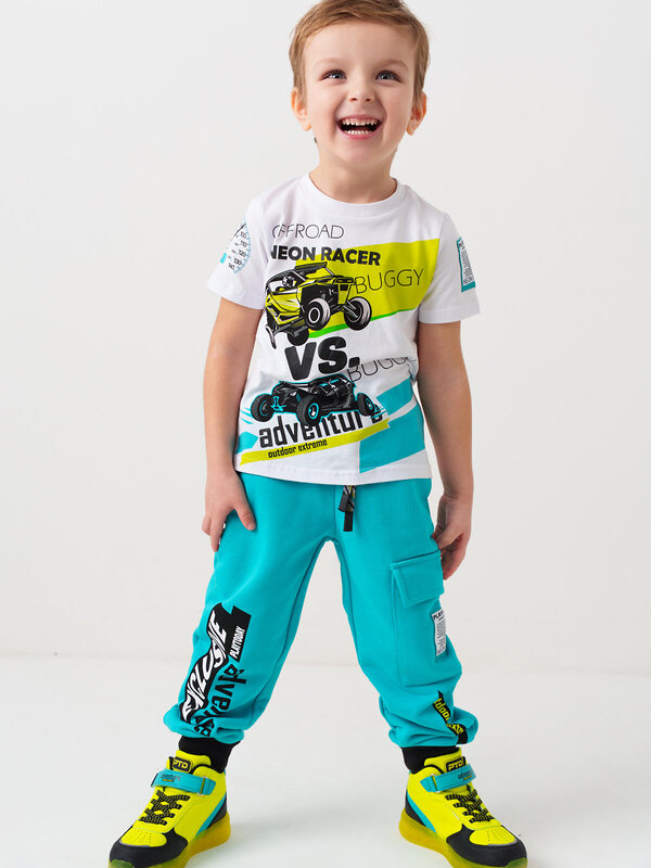 PLAYTODAY Брюки 587446 12612251 бирюзовый