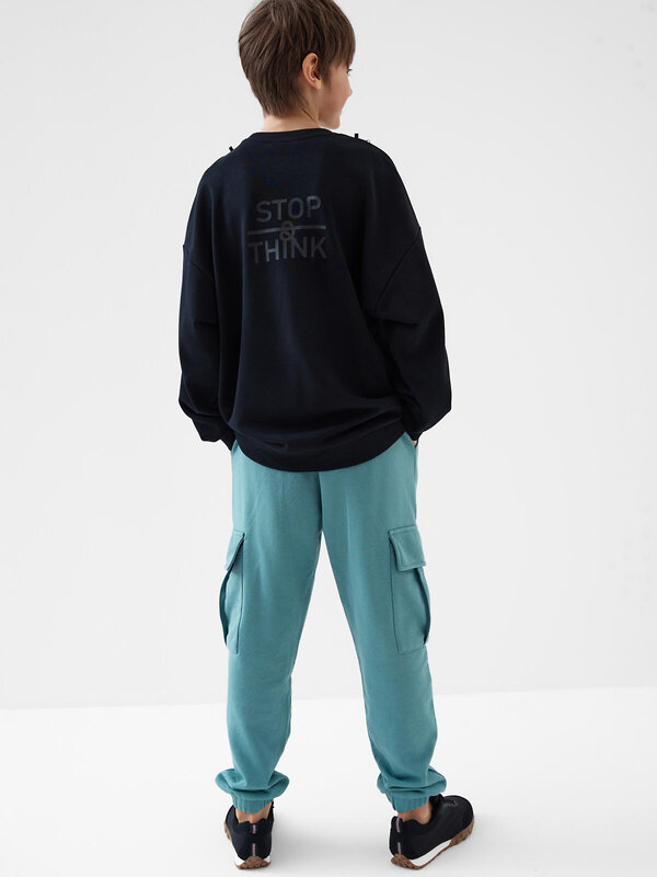 PLAYTODAY Брюки 587450 12611063 черный,серый