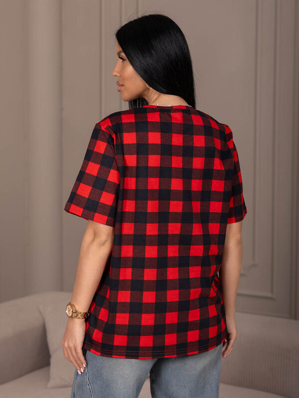 Текс-плюс Футболка 587519 00-00246530 Черный,красный