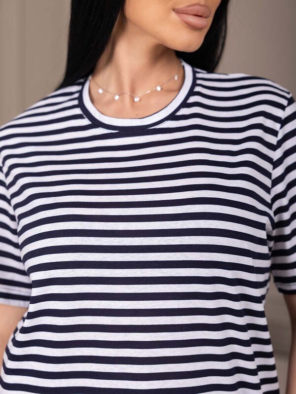 Текс-плюс Футболка 587522 00-00247347 Синий,белый