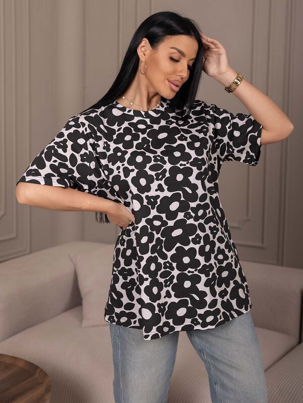 Текс-плюс Футболка 587528 00-00246660 Черный, бежевый