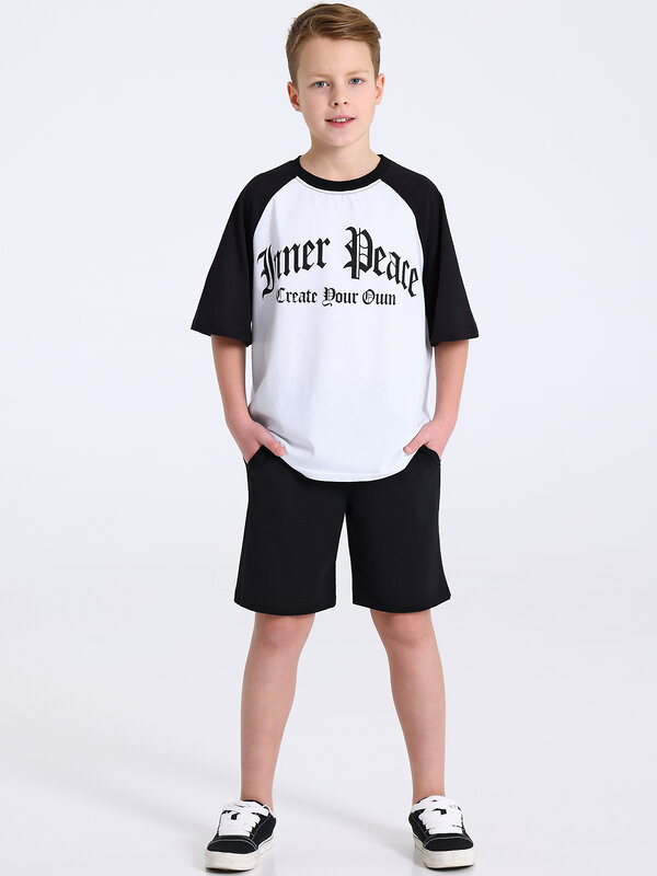 Апрель Комплект 587575 2ПФШ5913804 белый+черный