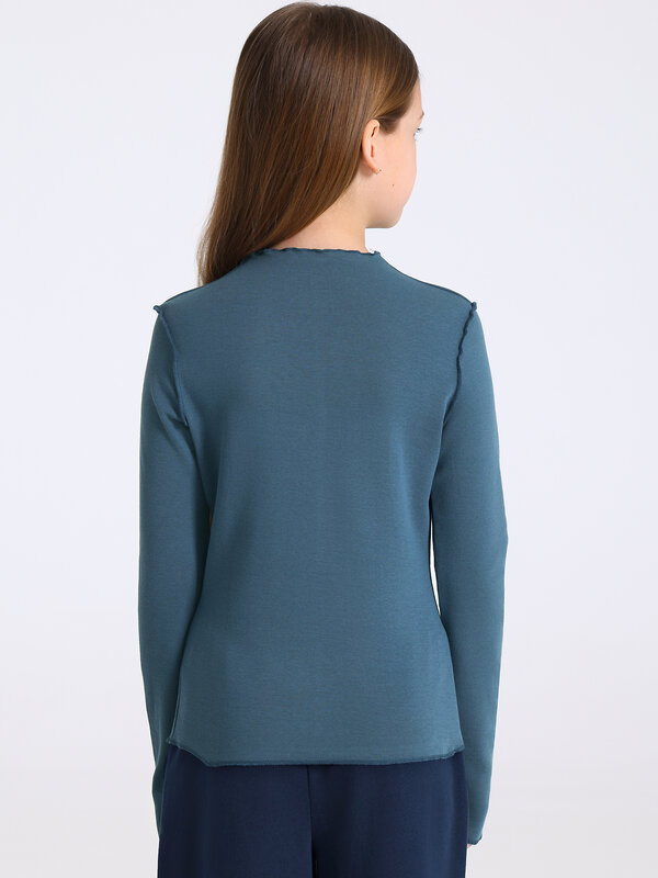 Апрель Лонгслив 587587 1ДДЛД4501200 темно-голубой