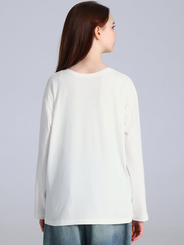 Апрель Лонгслив 587592 1ДДЛД5113001 сливки