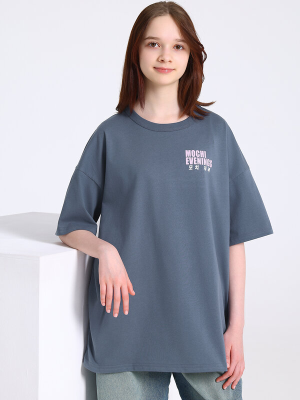 Апрель Футболка 587599 1ДДФК5009001 темно-серый