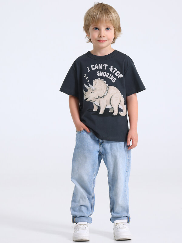 Апрель Футболка 587601 1ПДФК5078001 темно-серый