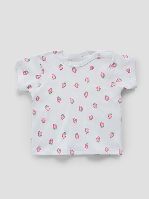 MARK FORMELLE Джемпер 587618 83108-2 розовая клетка на белом +клубничка на белом