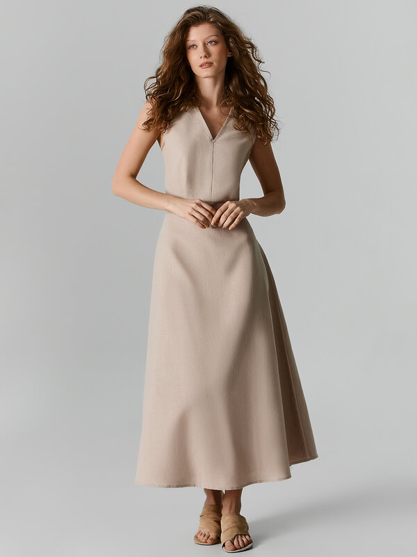 MARK FORMELLE Платье 587645 152486 холодный бежевый