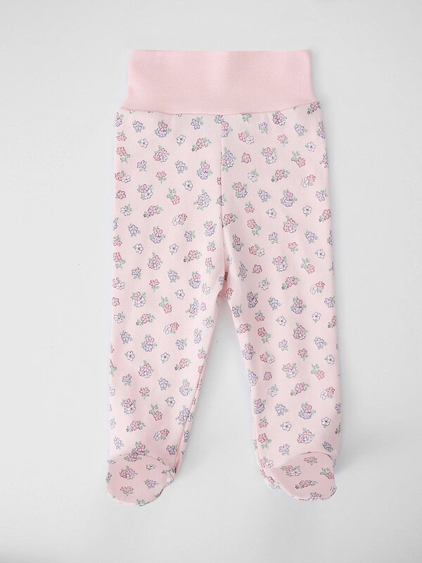 MARK FORMELLE Ползунки 587651 85117-3 котики с цветами на молочном +мята +цветочки на розовом