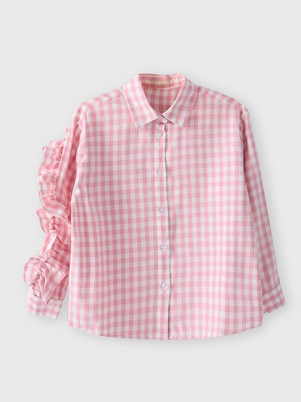 MARK FORMELLE Рубашка 587652 127997 розовая клетка