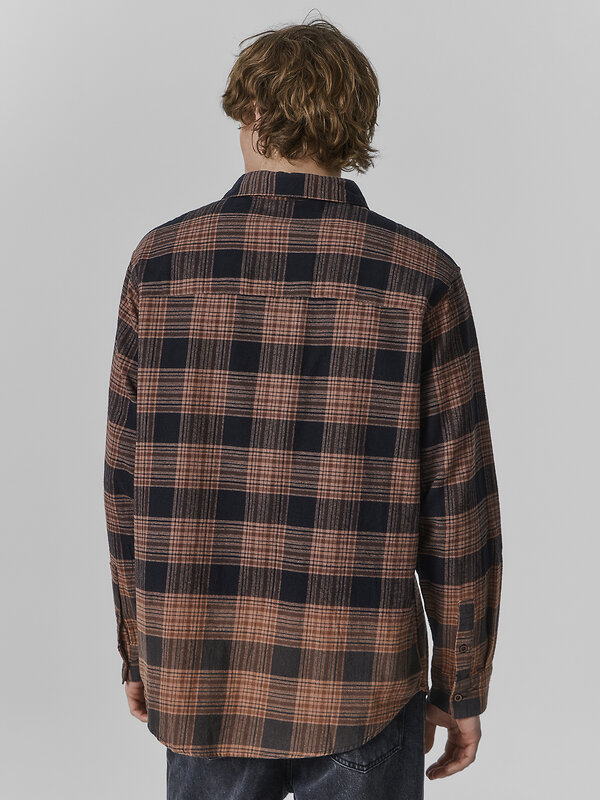 MARK FORMELLE Рубашка 587655 121953-2 коричневая клетка с варкой