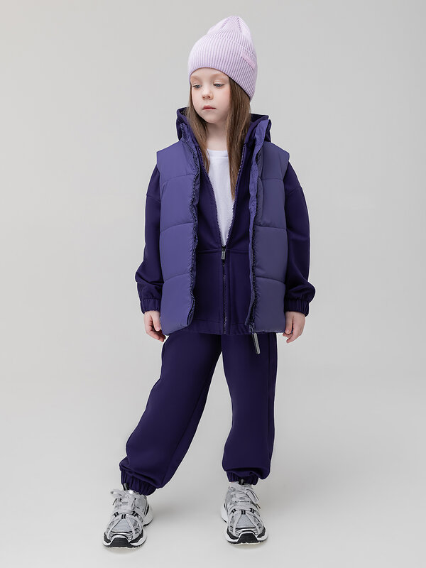 Bodo Жилет 587784 14-88MU баклажановый