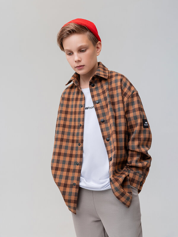 Bodo Рубашка 587819 38-30МU коричневый (карамель)