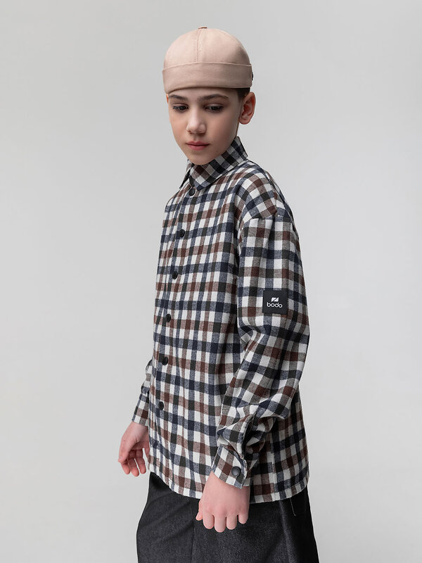 Bodo Рубашка 587820 38-30МU коричневый (молочный)