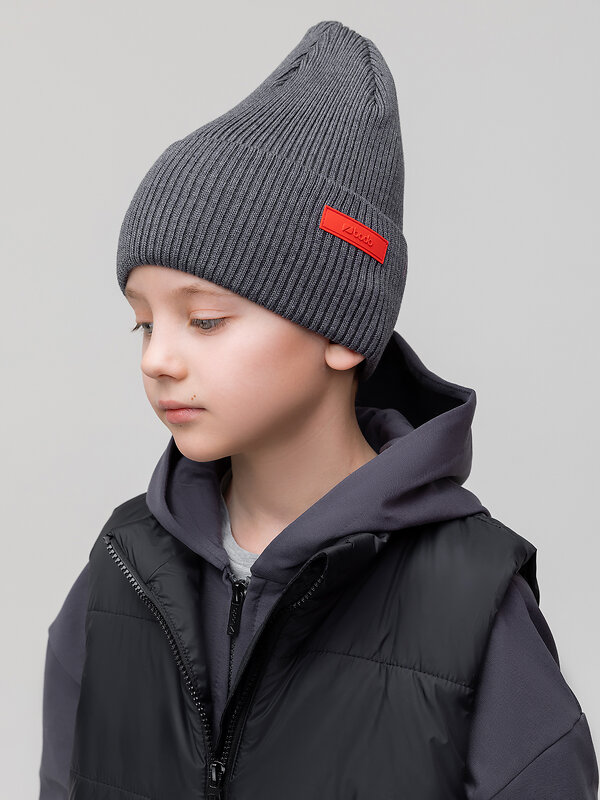 Bodo Шапка 587832 10-426MU темно-серый меланж