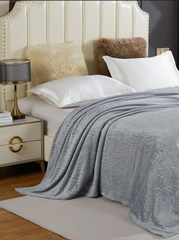 Текс-плюс Плед 587862 00-00247420 СЕРЫЙ