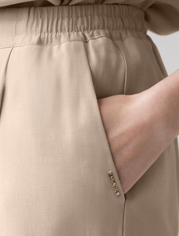 VILATTE Брюки 587874 D24.311 светло-бежевый