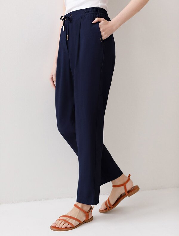 VILATTE Брюки 587875 D24.311 темно-синий