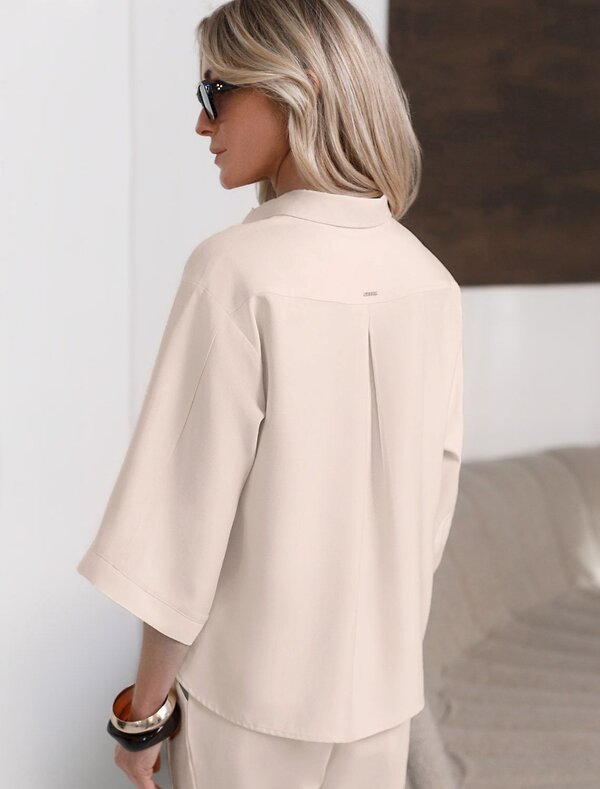 VILATTE Блузка 587880 D29.354 кокосово-молочный