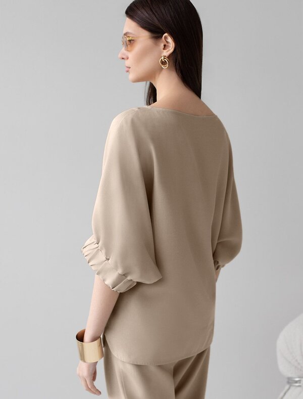 VILATTE Блузка 587885 D29.359 светло-бежевый