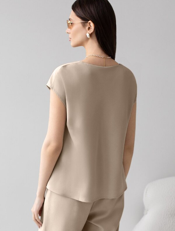 VILATTE Блузка 587889 D29.360 светло-бежевый