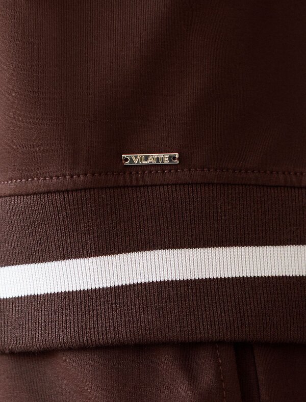 VILATTE Джемпер 587896 D49.083 коричневый