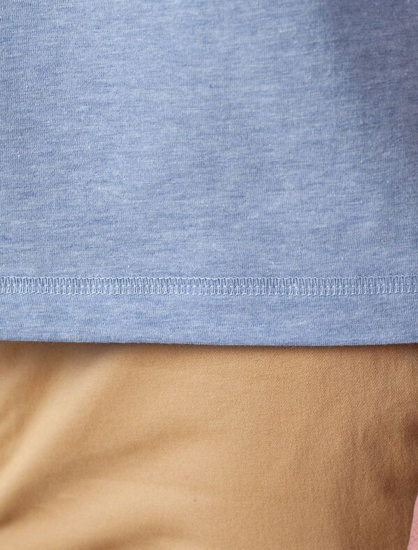 VILATTE Футболка 587903 U49.068 голубой меланж_outdoors