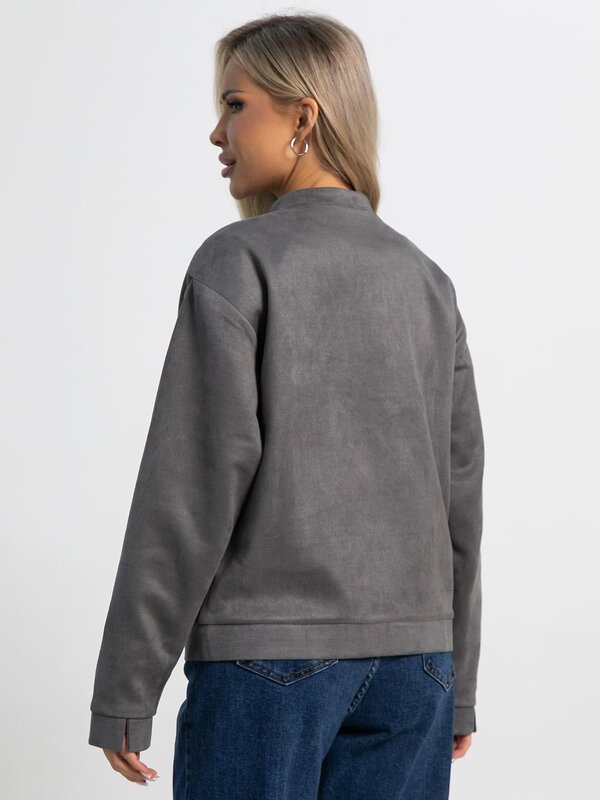 LT Collection Бомбер 587908 Б15302-2М серый