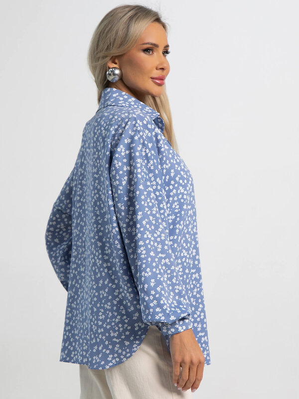 LT Collection Блуза 587912 Б15418-1М голубой