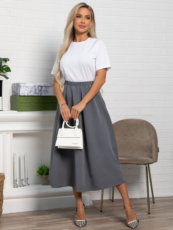 LT Collection Юбка 587918 Ю15476-10М серый