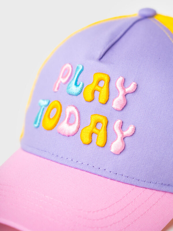 PLAYTODAY Кепка 587968 12622104 сиреневый,розовый,жёлтый