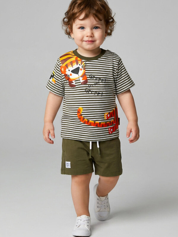 PLAYTODAY Комплект 587982 12613040 белый,темно-зеленый,светло-зеленый