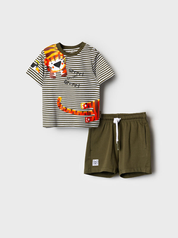 PLAYTODAY Комплект 587982 12613040 белый,темно-зеленый,светло-зеленый