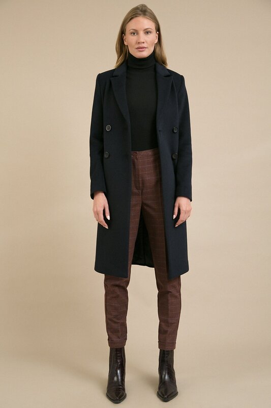 Emka Fashion Пальто 93850 R034/bastiya темно-синий