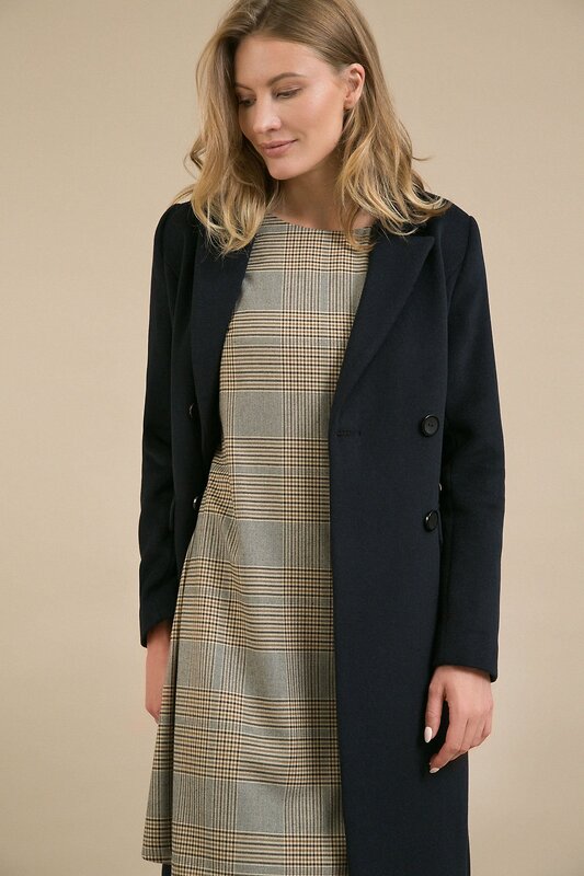 Emka Fashion Пальто 93850 R034/bastiya темно-синий