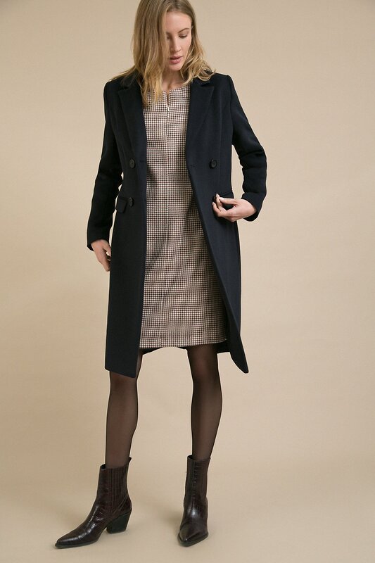 Emka Fashion Пальто 93850 R034/bastiya темно-синий
