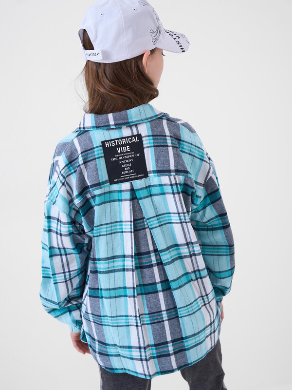 PLAYTODAY Рубашка 588029 12621204 белый,голубой,темно-серый