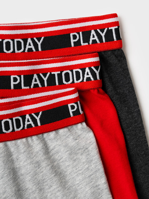PLAYTODAY Трусы 588030 12611347 красный,черный,серый меланж