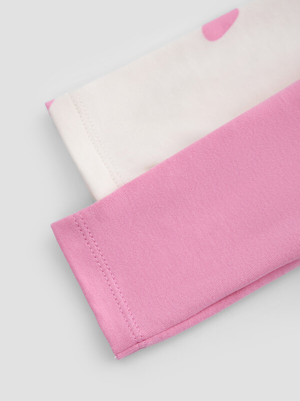 MARK FORMELLE Боди детское 588060 13016-2 сердечки на молоке +розовый