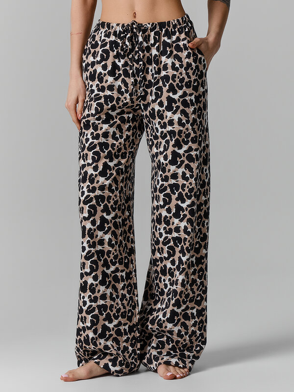 MARK FORMELLE Брюки 588062 532410 леопард на молочном