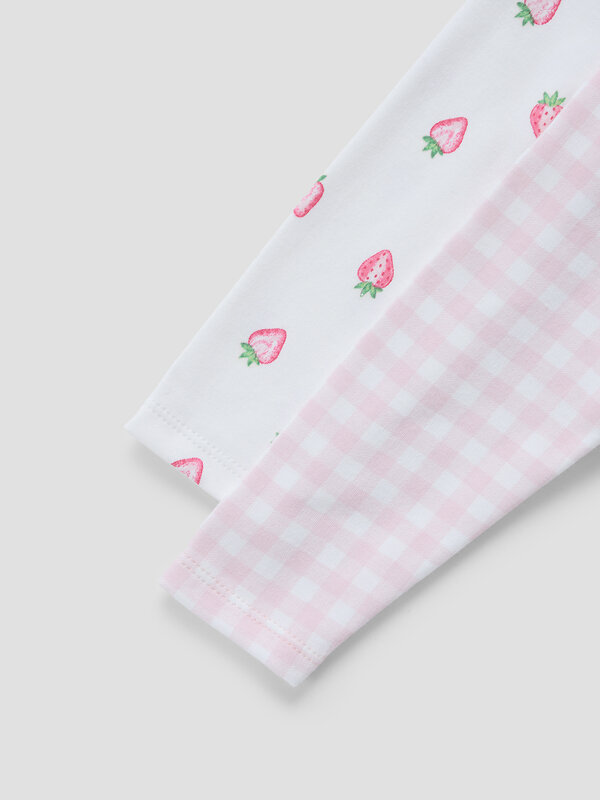 MARK FORMELLE Комбинезон 588084 14005-2 розовая клетка на белом +клубничка на белом