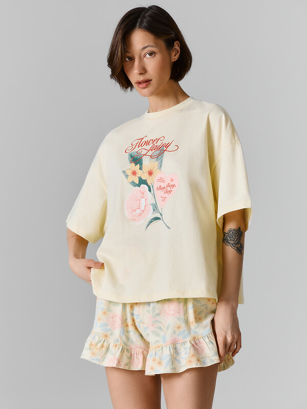 MARK FORMELLE Комплект 588100 592670 разбеленный желтый +цветы на желтом