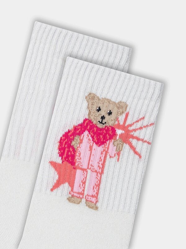 MARK FORMELLE Женские носки 588105 217K-3427 молочный /серебр.люрекс