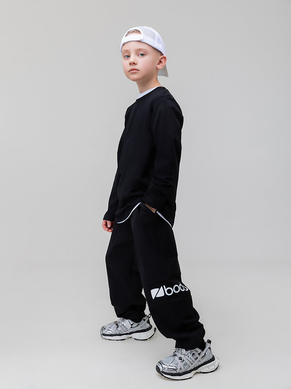 Bodo Брюки 588153 6-626MU черный (белый)