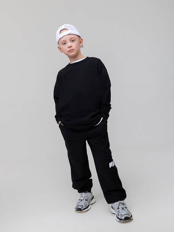 Bodo Брюки 588153 6-626MU черный (белый)